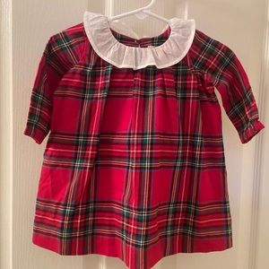 Hope and Henry Plaid Holiday Dress Size 6-9 Months